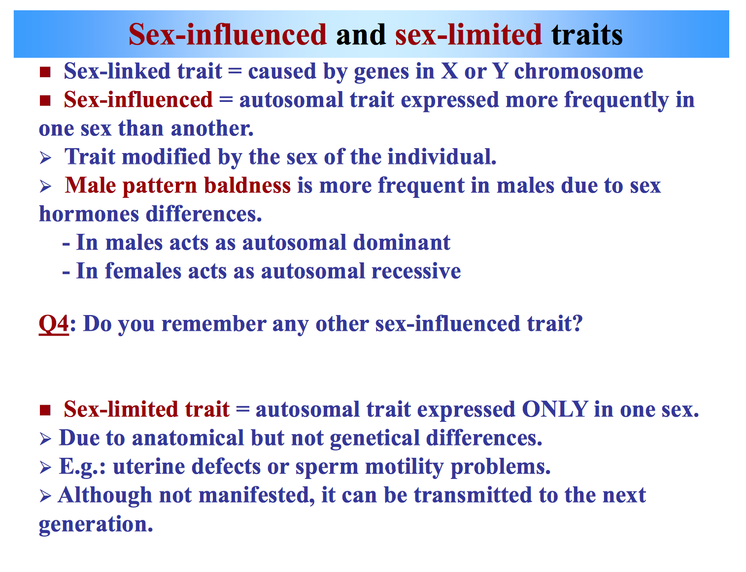 CCF L4 Sex-Linked and Mitochondrial Inheritance Flashcards | Memorang